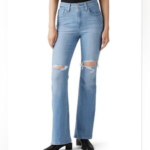 Womens Levis 726 Flare High Rise Jeans
